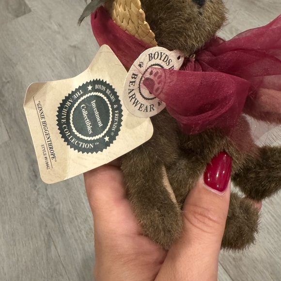 Boyds Bears mini teddy bear Ginnie Higgenthrope Archive Collection, style 918442 - Picture 3 of 7